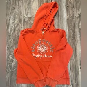 Aeropostale Juniors Vibrant Orange Hoodie (XL)